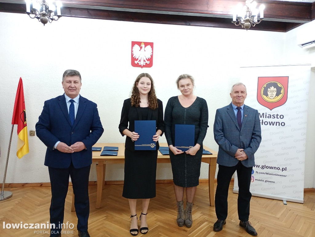 Młodzi sportowcy z Głowna otrzymali stypendia