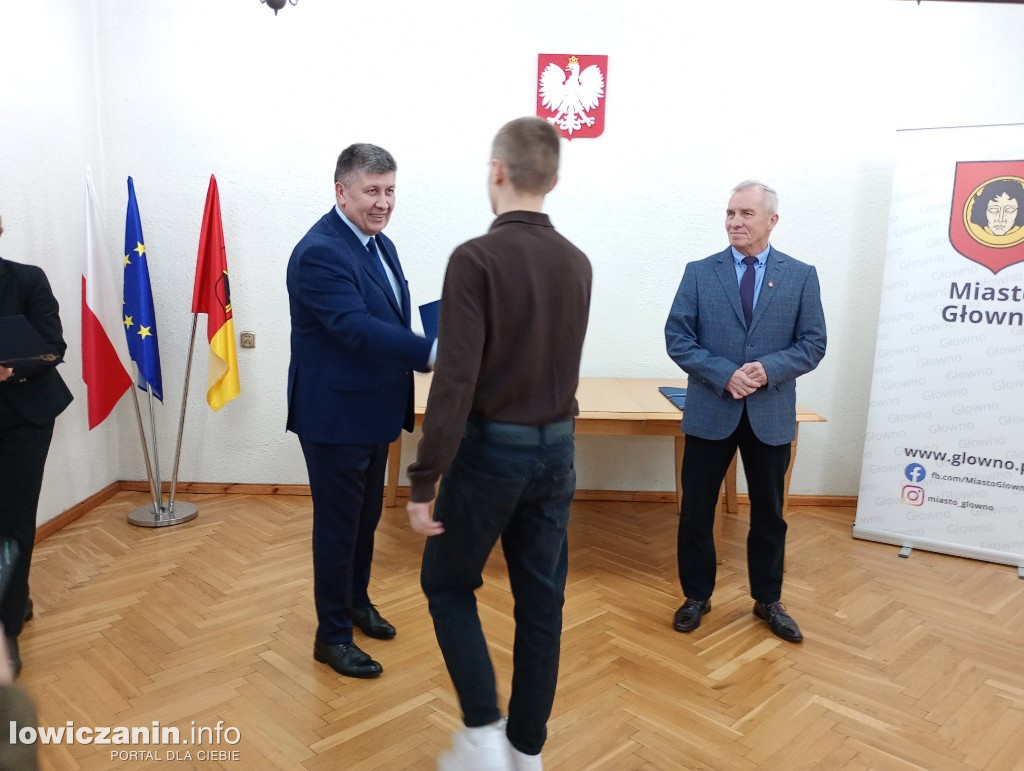 Młodzi sportowcy z Głowna otrzymali stypendia