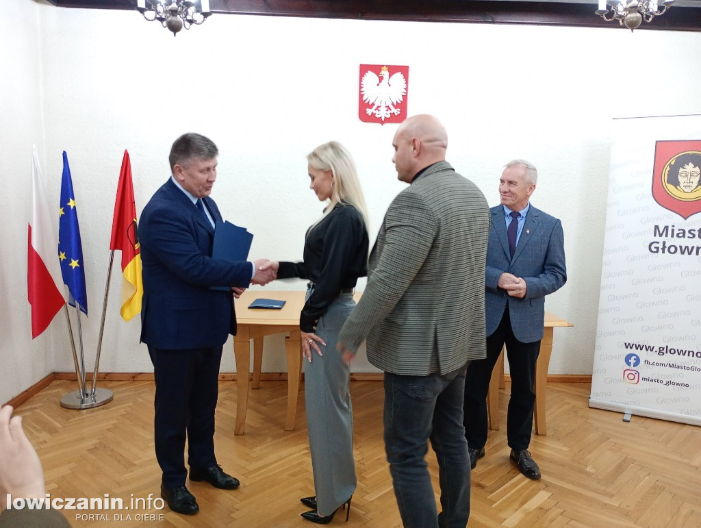 Młodzi sportowcy z Głowna otrzymali stypendia
