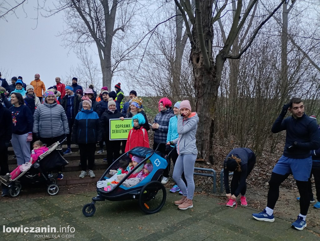 Sylwestrowy parkrun w parku na Błoniach