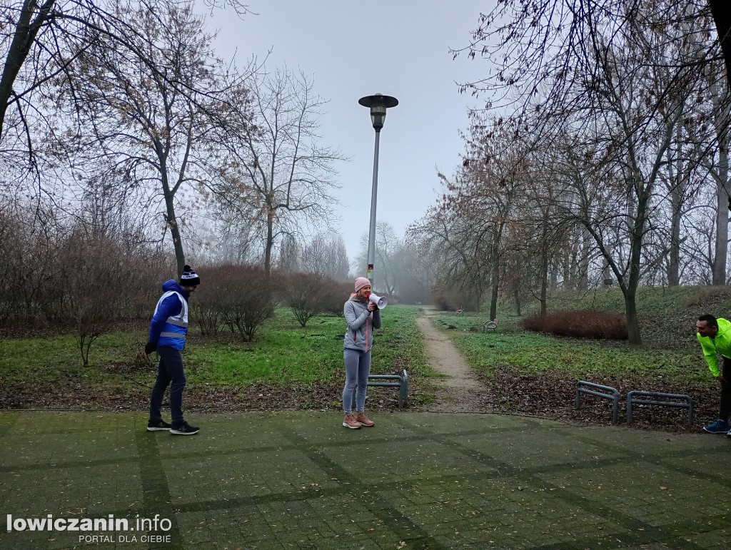 Sylwestrowy parkrun w parku na Błoniach