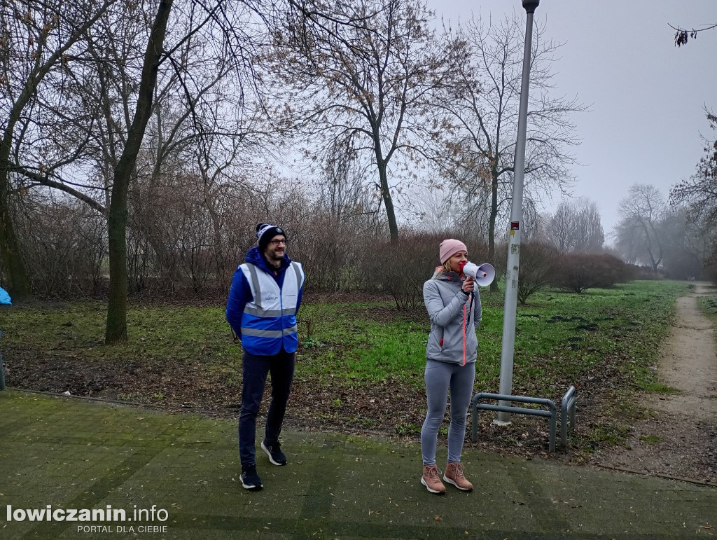 Sylwestrowy parkrun w parku na Błoniach