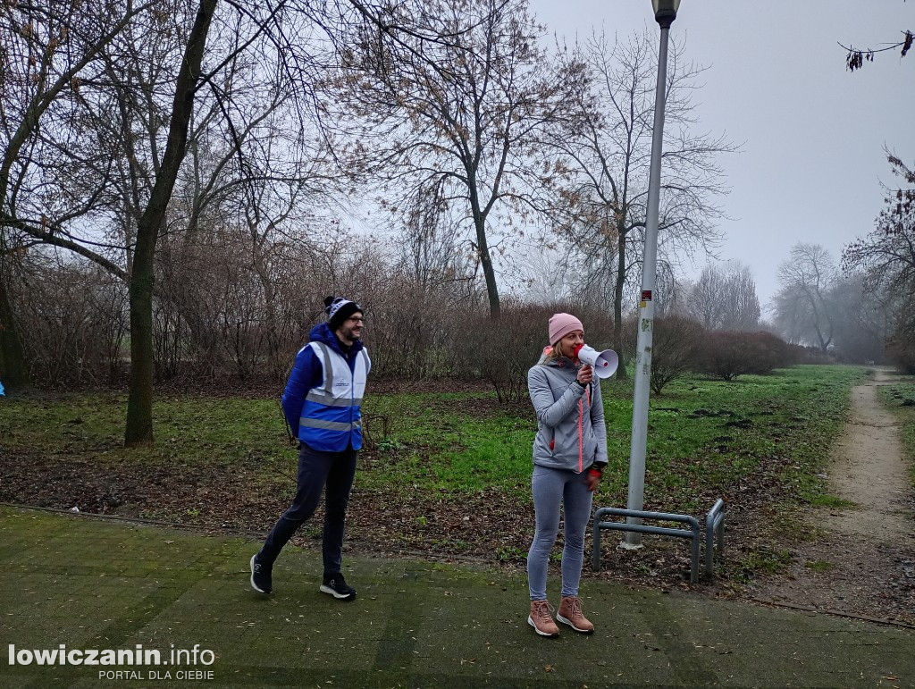 Sylwestrowy parkrun w parku na Błoniach