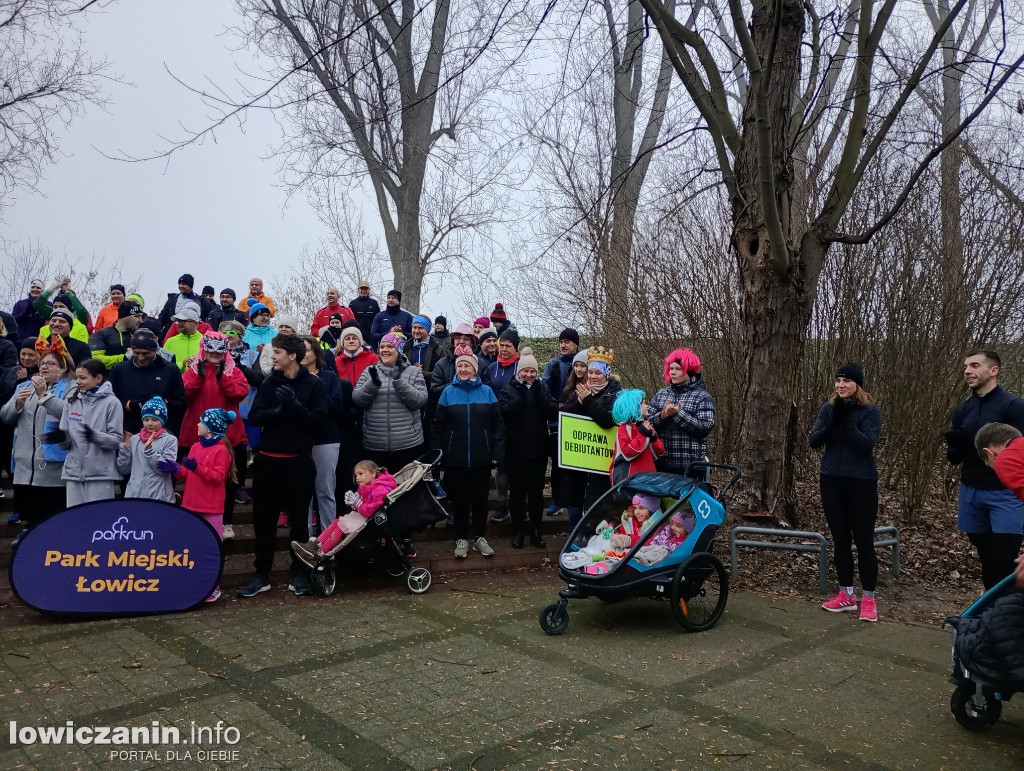 Sylwestrowy parkrun w parku na Błoniach