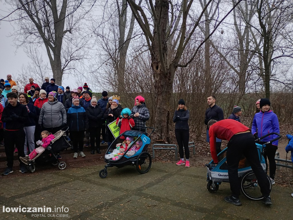 Sylwestrowy parkrun w parku na Błoniach