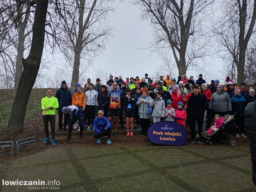 Sylwestrowy parkrun w parku na Błoniach