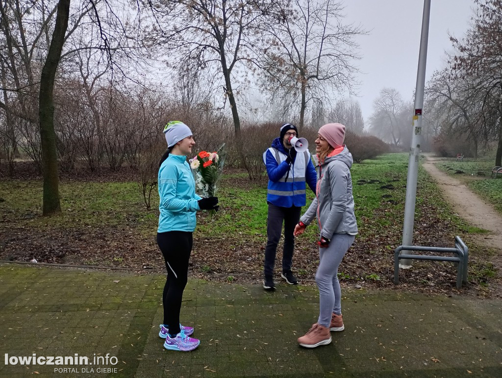 Sylwestrowy parkrun w parku na Błoniach