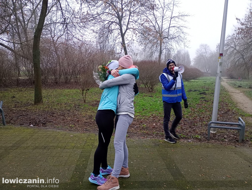 Sylwestrowy parkrun w parku na Błoniach