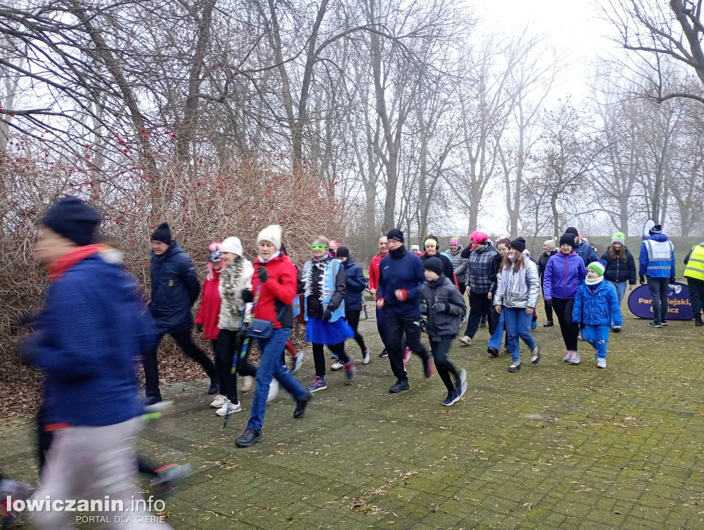 Sylwestrowy parkrun w parku na Błoniach