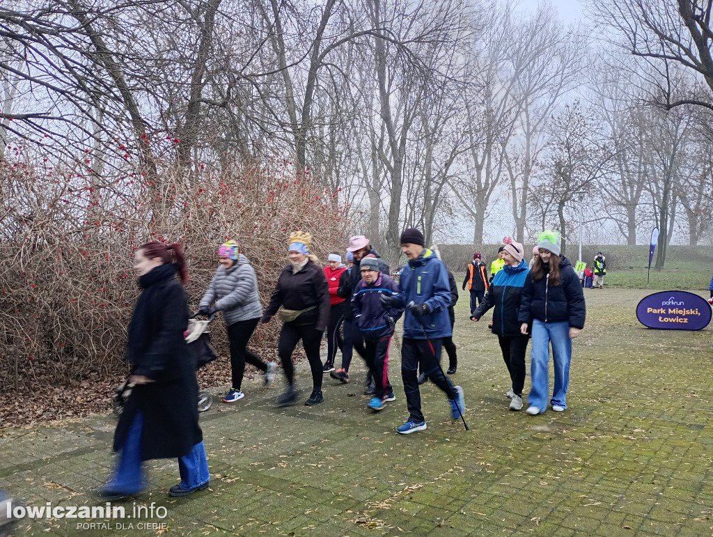 Sylwestrowy parkrun w parku na Błoniach