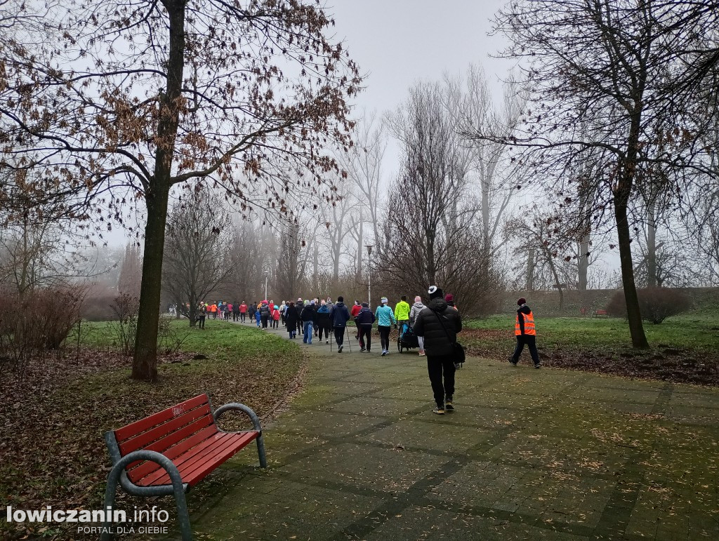 Sylwestrowy parkrun w parku na Błoniach