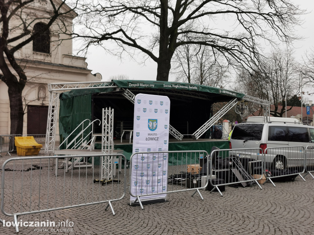 W Łowiczu trwają przygotowania do Sylwestra