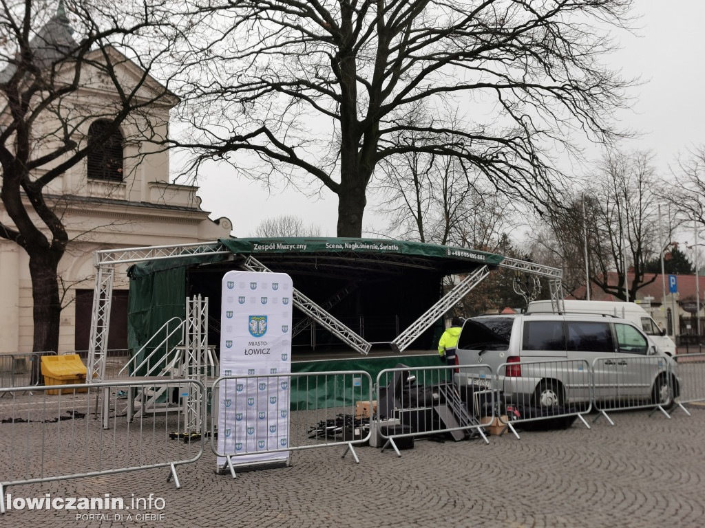 W Łowiczu trwają przygotowania do Sylwestra