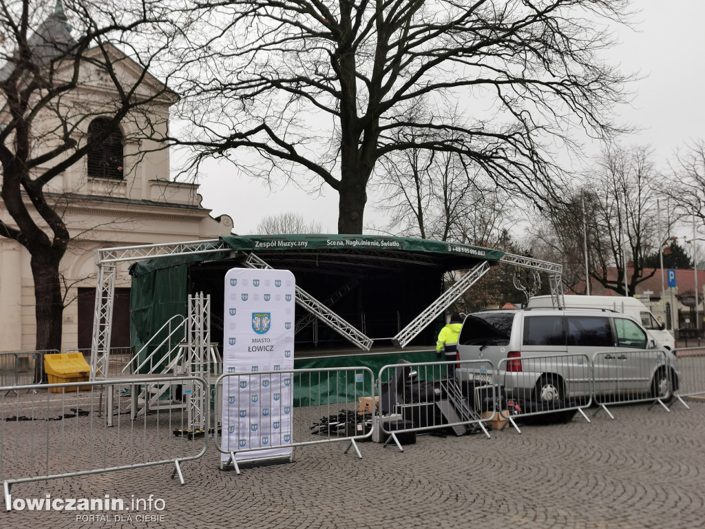 W Łowiczu trwają przygotowania do Sylwestra