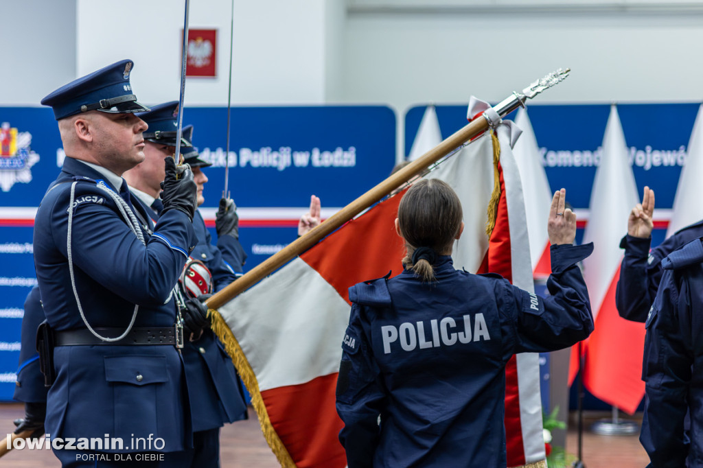 Nowi policjani w łowickiej policji
