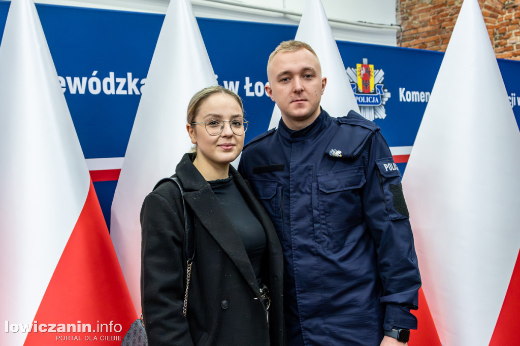 Nowi policjani w łowickiej policji
