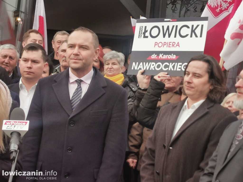 Karol Nawrocki w Bednarach