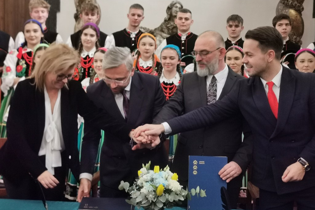 Podpisanie umowy z powiatem rypińskim