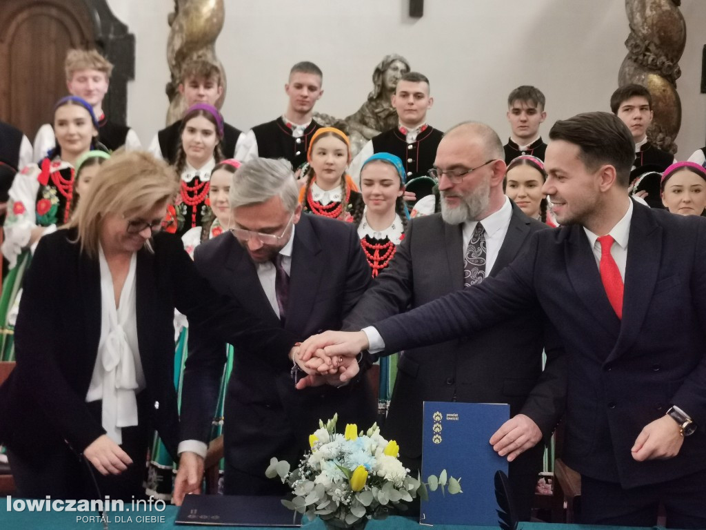 Podpisanie umowy z powiatem rypińskim