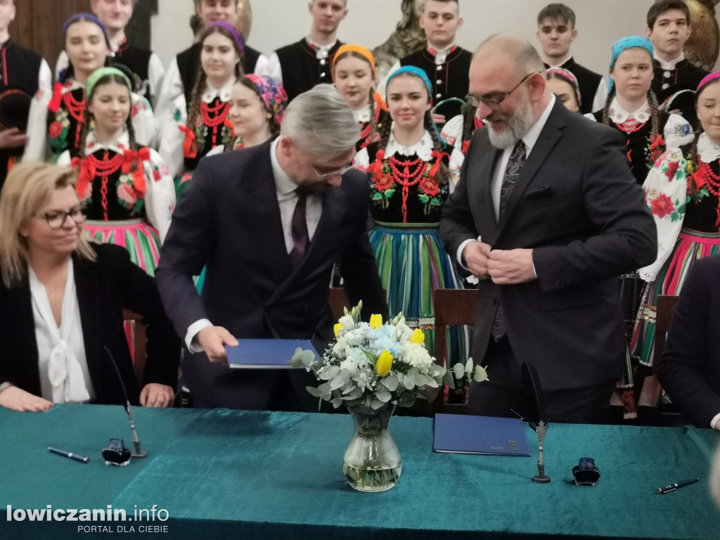 Podpisanie umowy z powiatem rypińskim