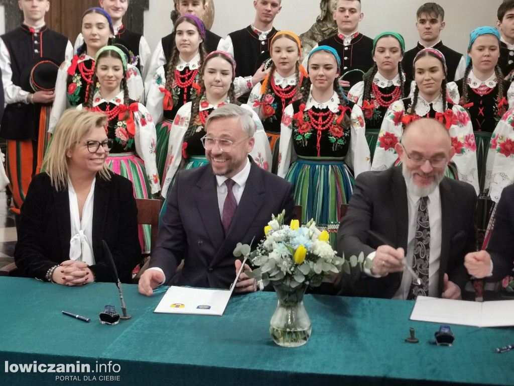 Podpisanie umowy z powiatem rypińskim