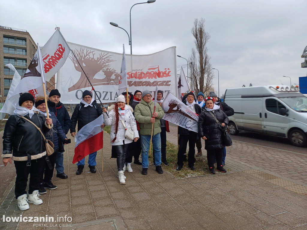 Łowiczanie na manifestacji w Gdańsku