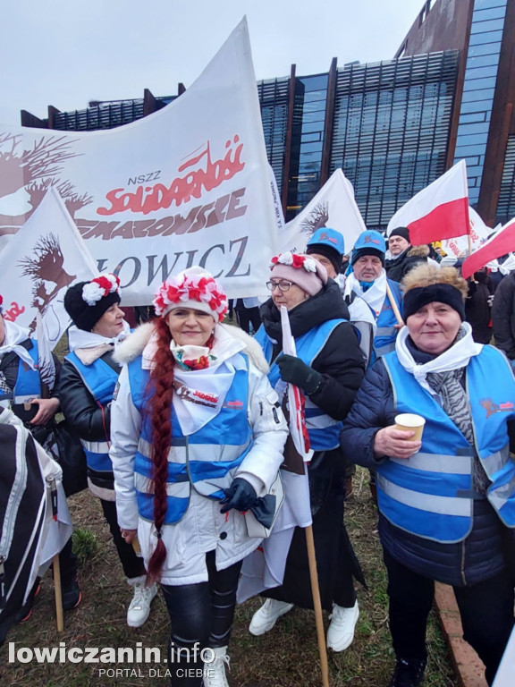 Łowiczanie na manifestacji w Gdańsku