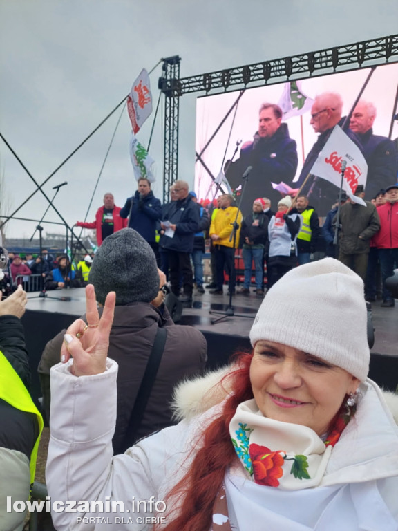 Łowiczanie na manifestacji w Gdańsku