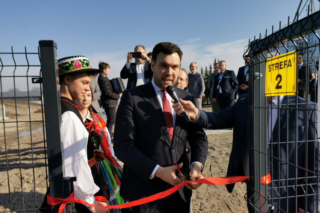Otwarcie biogazowni przy ZSCKR w Zduńskiej Dąbrowie