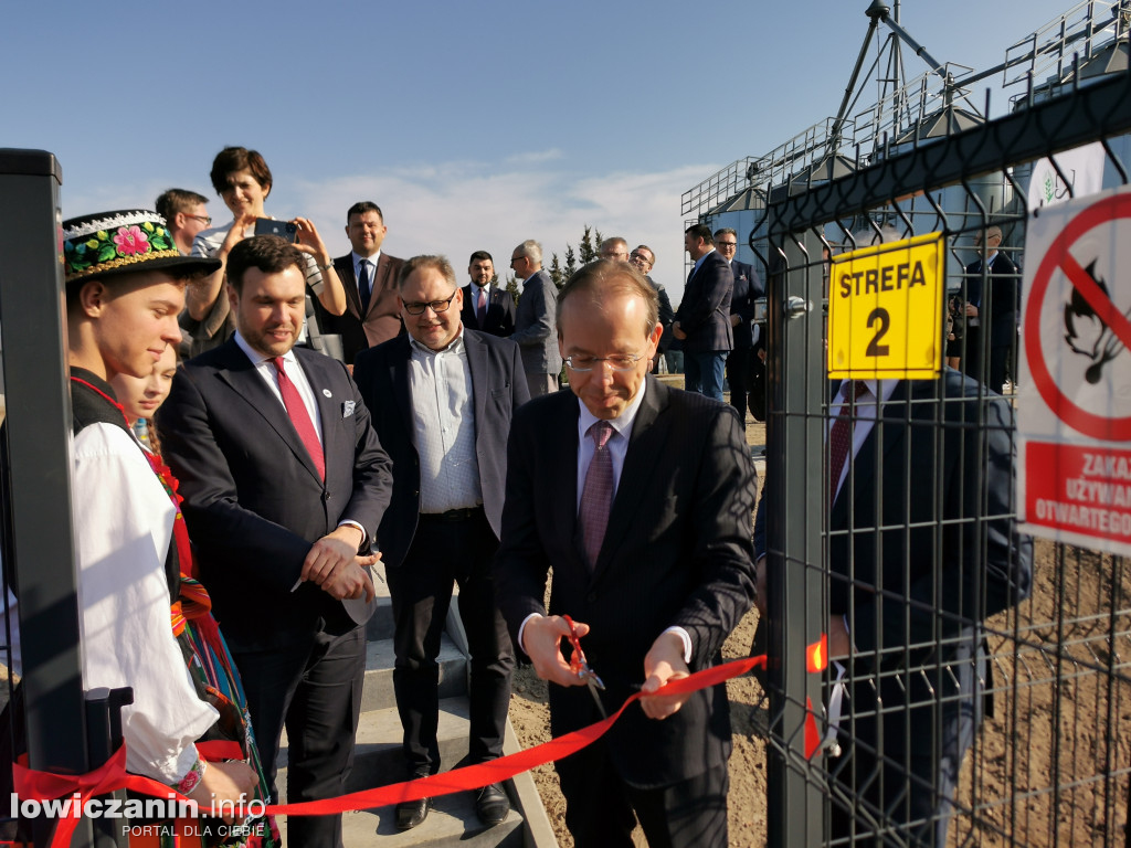 Otwarcie biogazowni przy ZSCKR w Zduńskiej Dąbrowie