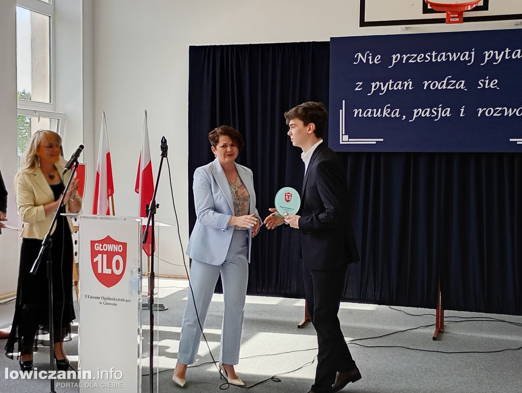 Zakończenie roku maturzystów w I LO w GŁownie