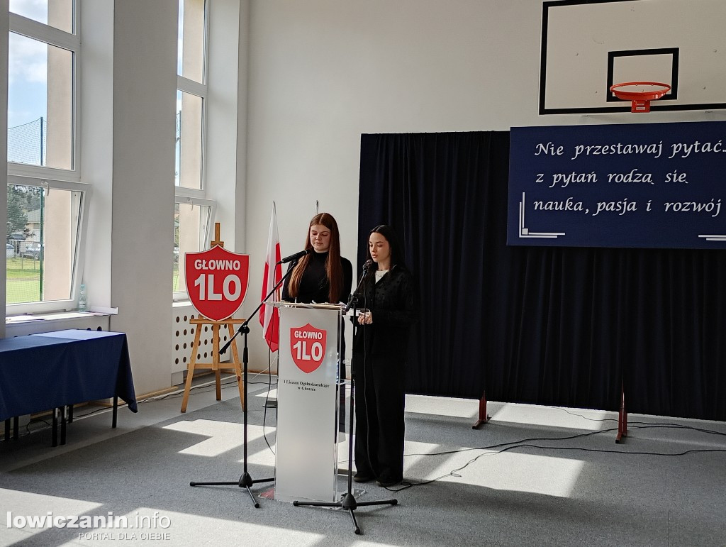 Zakończenie roku maturzystów w I LO w GŁownie