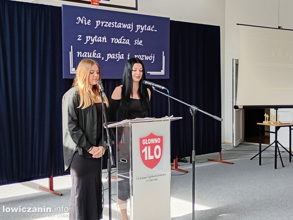 Zakończenie roku maturzystów w I LO w GŁownie