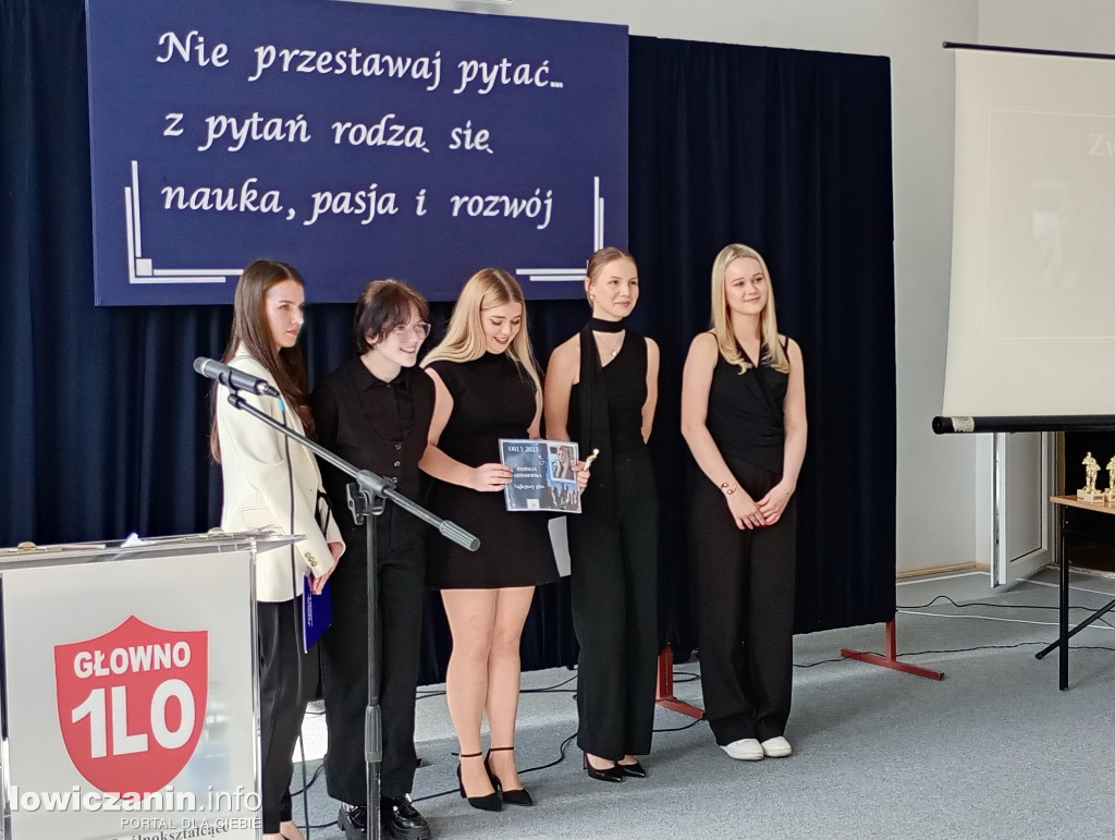 Zakończenie roku maturzystów w I LO w GŁownie
