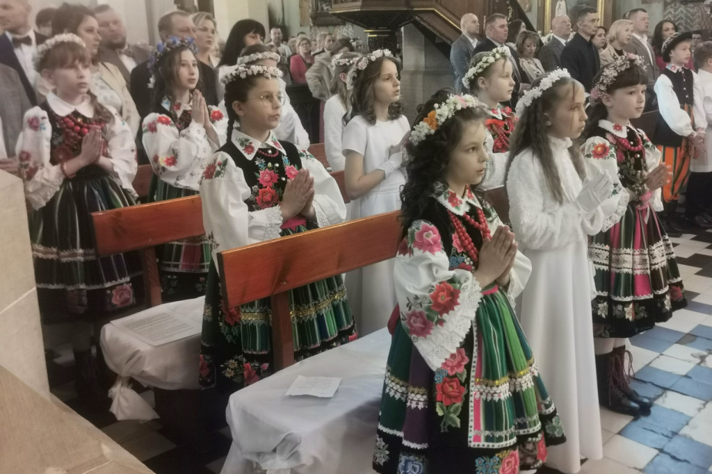 Pierwsza Komunia Św. w parafii w Kompinie