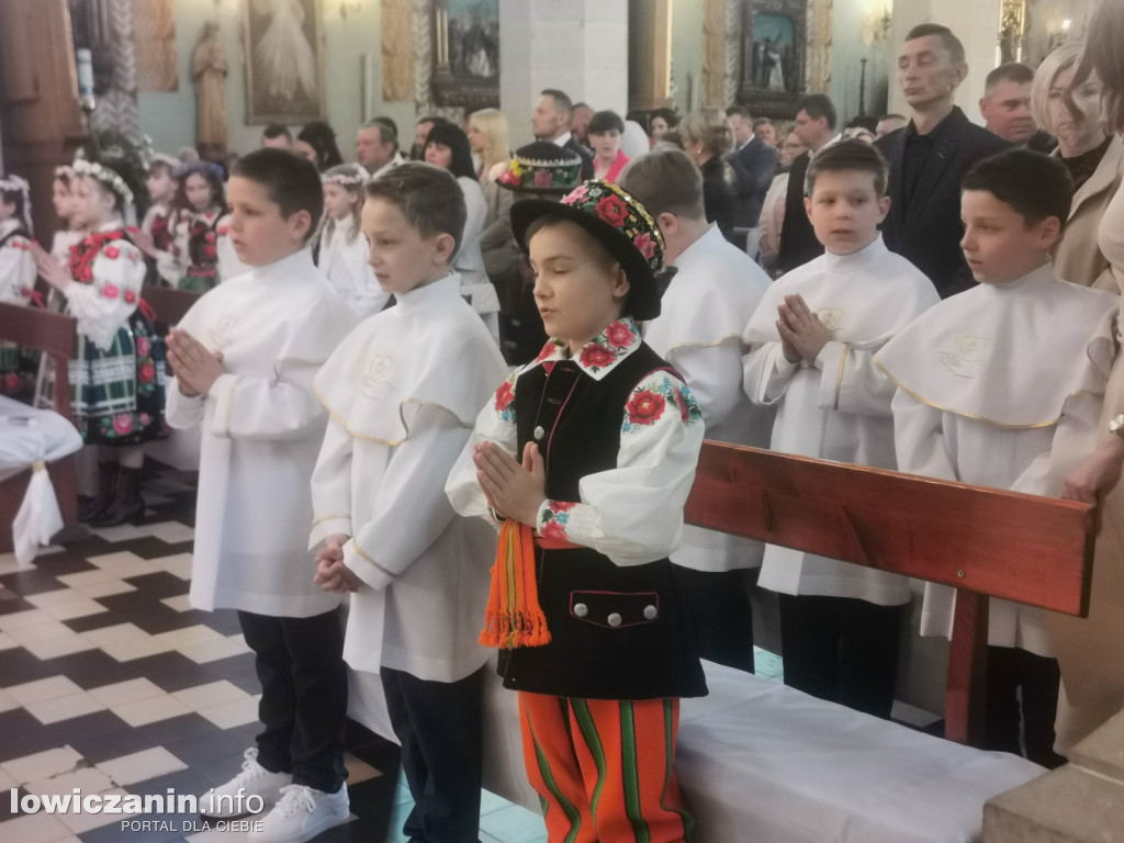 Pierwsza Komunia Św. w parafii w Kompinie
