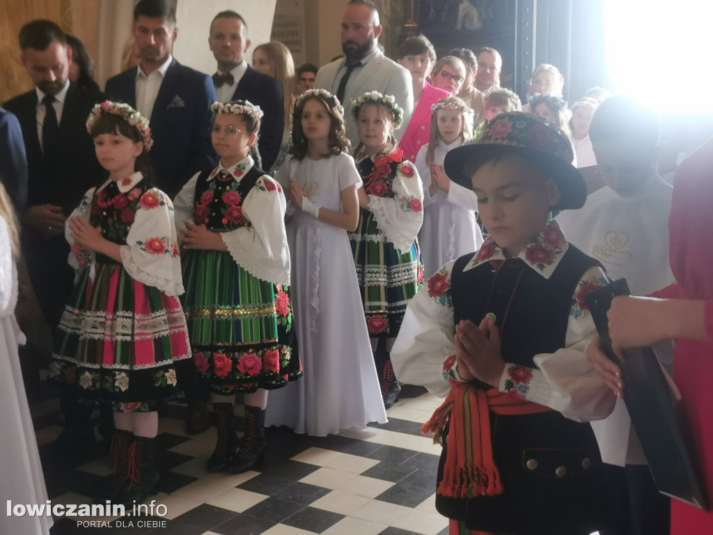 Pierwsza Komunia Św. w parafii w Kompinie