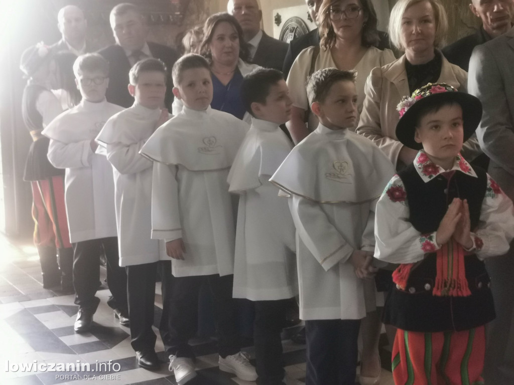Pierwsza Komunia Św. w parafii w Kompinie