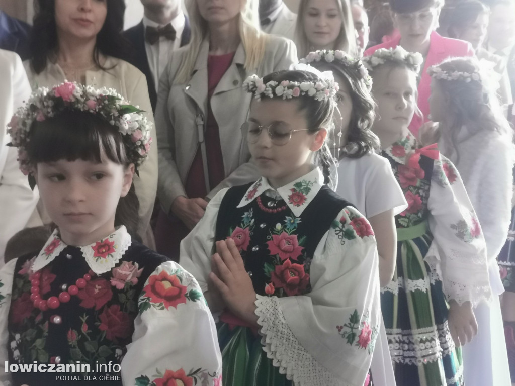 Pierwsza Komunia Św. w parafii w Kompinie
