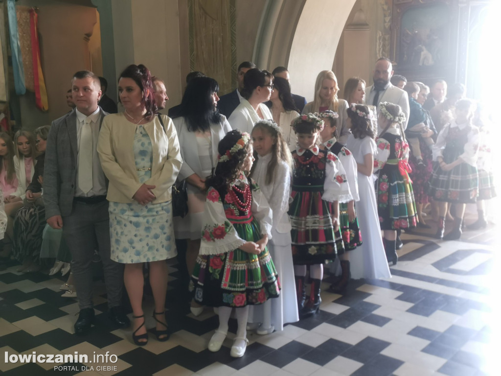 Pierwsza Komunia Św. w parafii w Kompinie