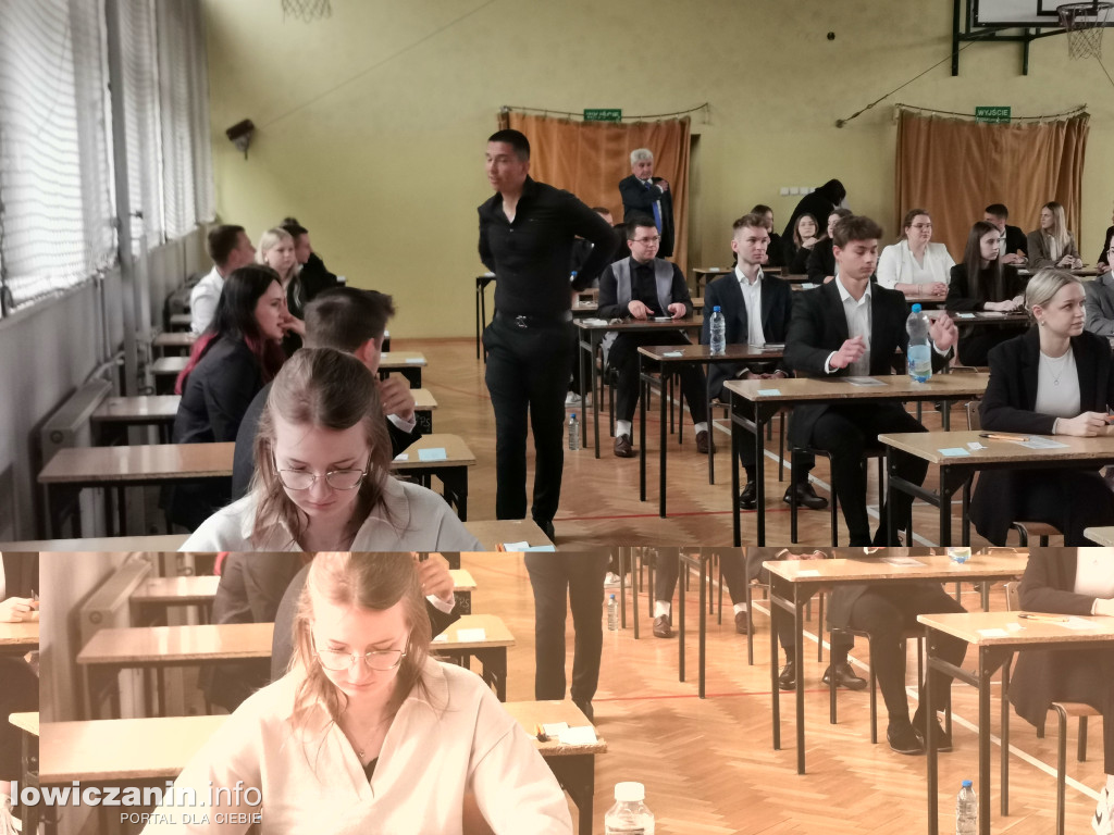 Matura w łowickim Ekonomiku już rozpoczęta