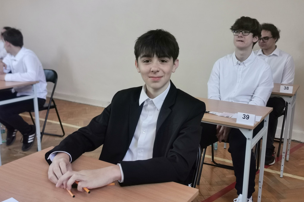 Egzamin ósmoklasisty w SP1 w Łowiczu