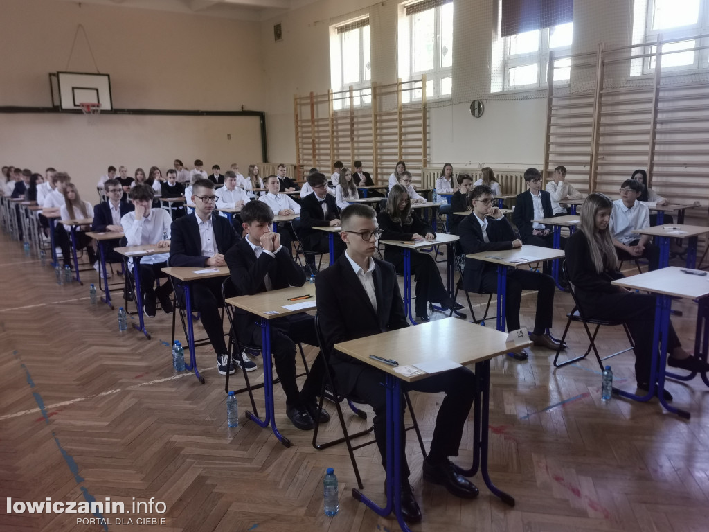 Egzamin ósmoklasisty w SP1 w Łowiczu
