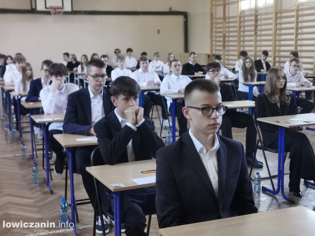 Egzamin ósmoklasisty w SP1 w Łowiczu