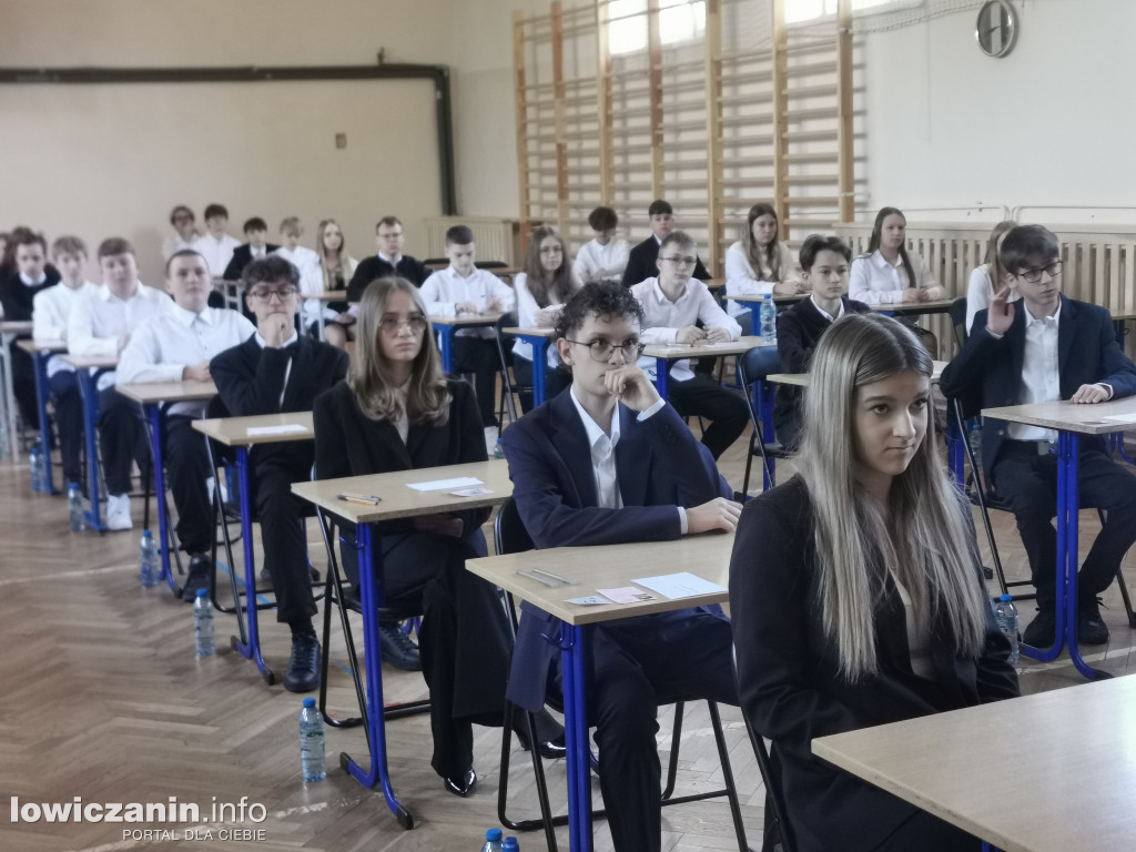 Egzamin ósmoklasisty w SP1 w Łowiczu