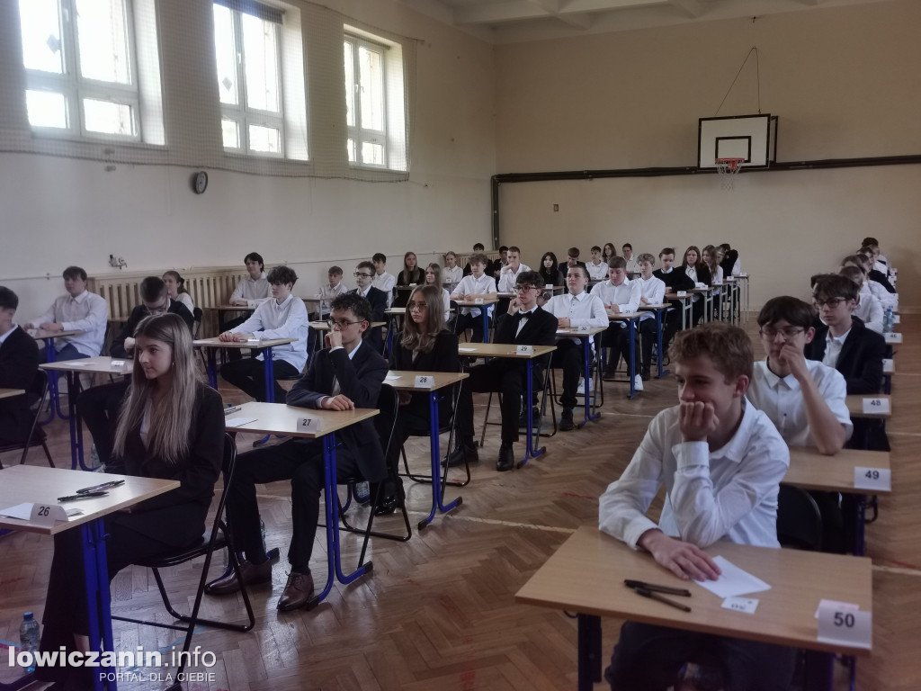 Egzamin ósmoklasisty w SP1 w Łowiczu