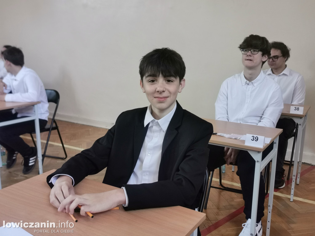 Egzamin ósmoklasisty w SP1 w Łowiczu