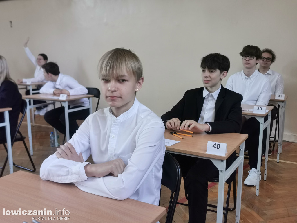 Egzamin ósmoklasisty w SP1 w Łowiczu