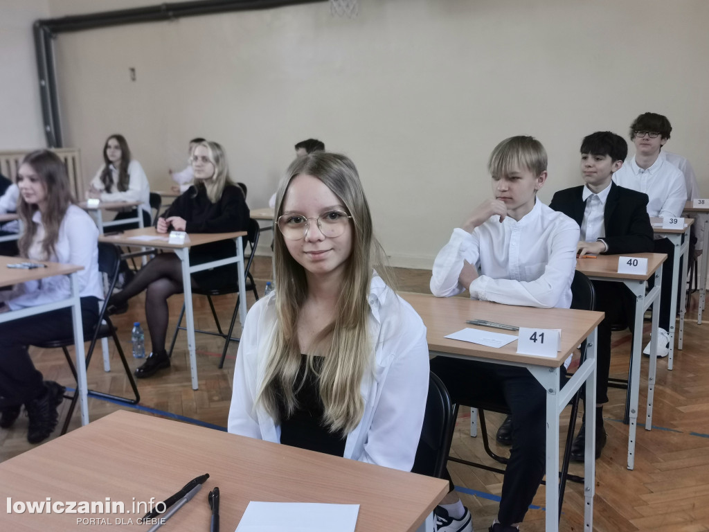 Egzamin ósmoklasisty w SP1 w Łowiczu