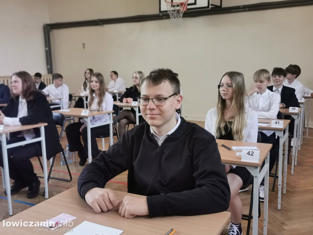 Egzamin ósmoklasisty w SP1 w Łowiczu
